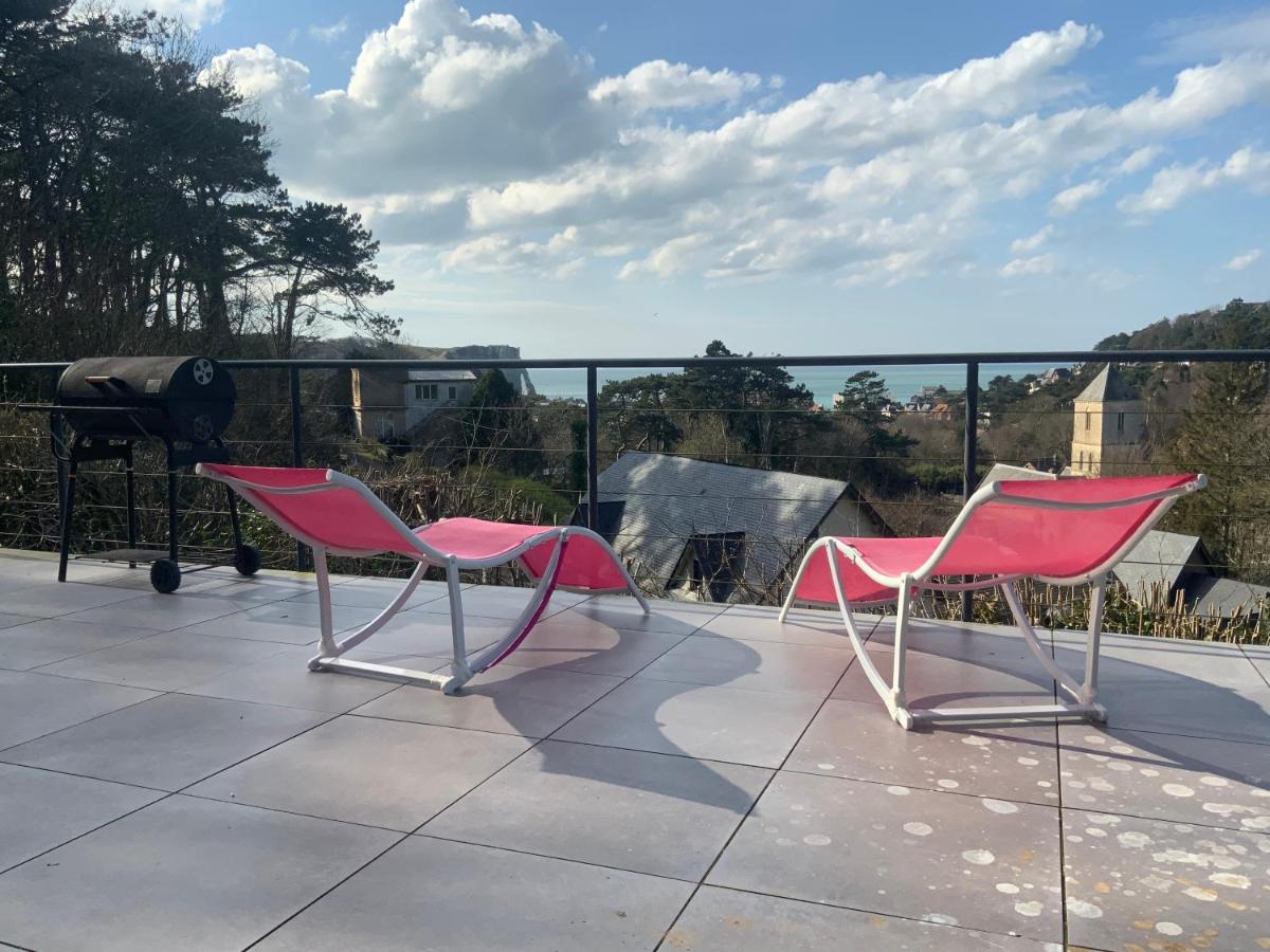 Villa Panorama, Vue Mer Et Falaises D Exception Etretat Exterior photo