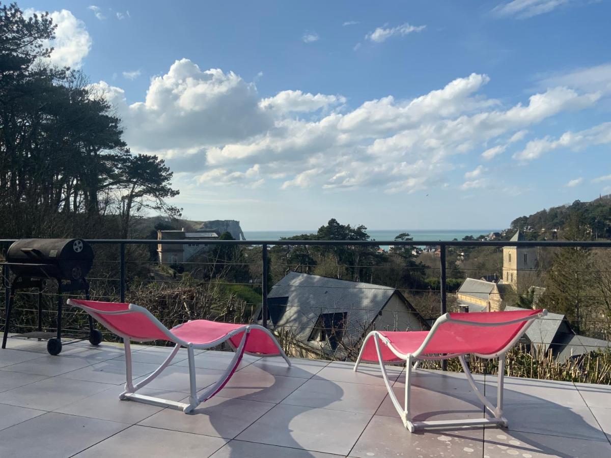 Villa Panorama, Vue Mer Et Falaises D Exception Etretat Exterior photo